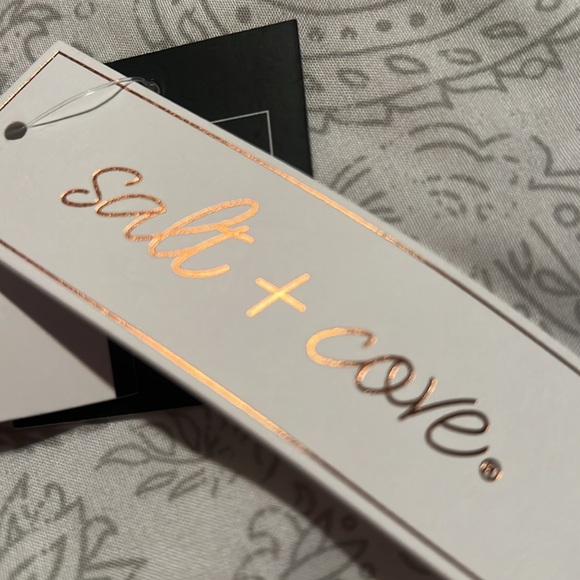 SALT + COVE Juniors' One-Shoulder Top/Textured Hipster Bottoms Bikini Set | NEW! - Picture 12 of 13